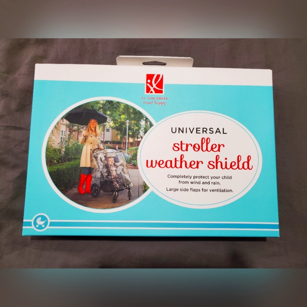 J.L Childress Travel Happy Universal Stroller Weather Shield Baby/Toddler Rain